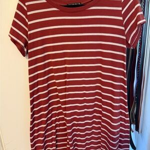 Cotton On Red and White Striped Dress